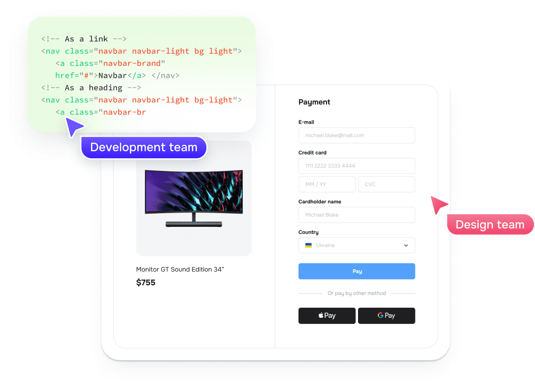 Our fintech [line-highlight-4]design[/line-highlight-4] [span]and[/span] [line-highlight-4]development[/line-highlight-4] [span]expertise[/span] - goodface.agency